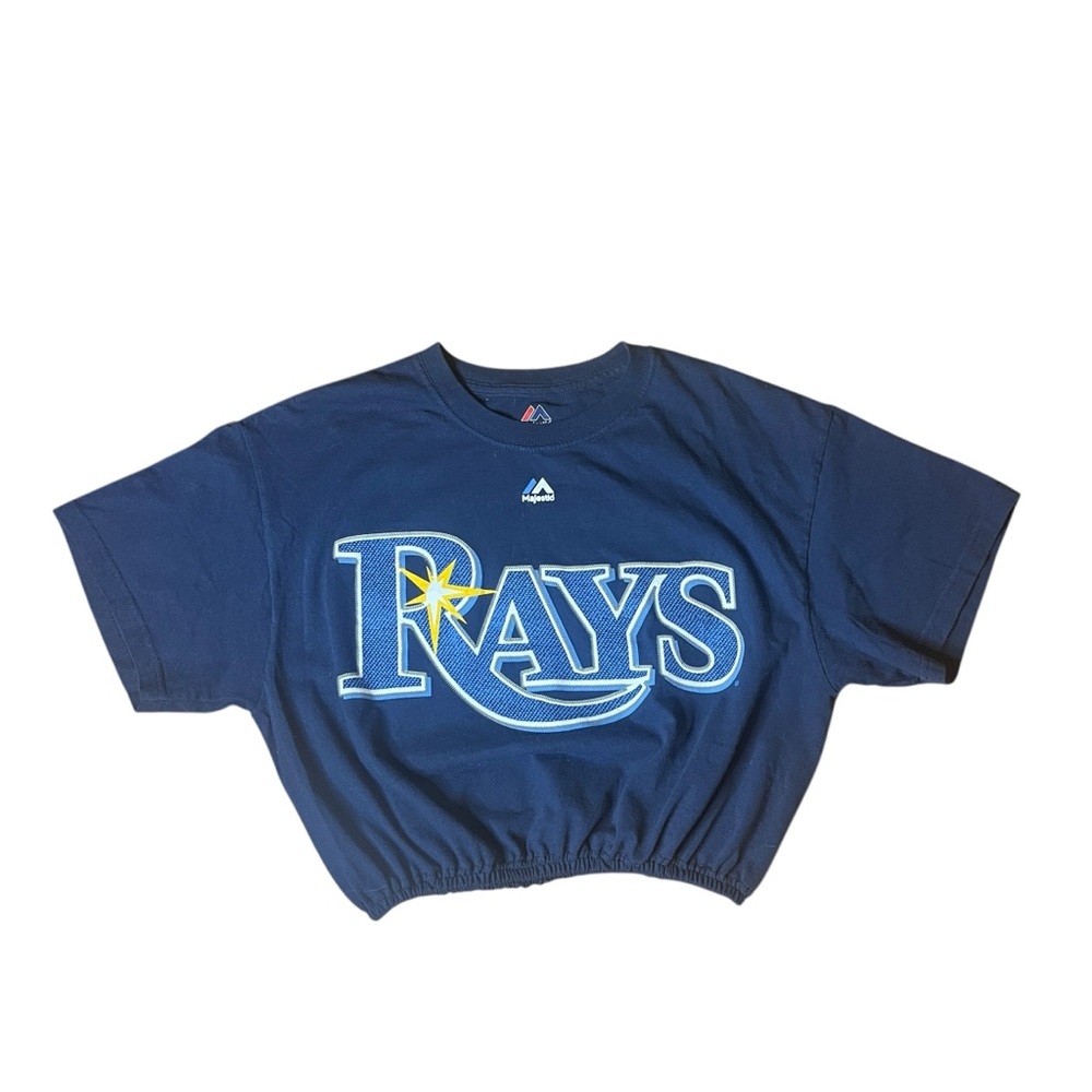 Tampa Bay Rays Reworked Crop Top - Picture 2 of 4